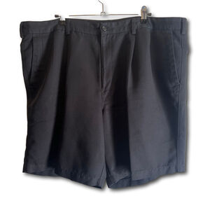 Dockers Pleated Golf Shorts Mens Size 44 Black Front Pockets Vintage 90’s Dad